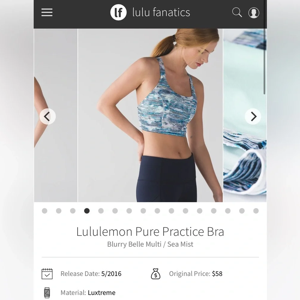 🍋Lululemon Pure Practice Bra